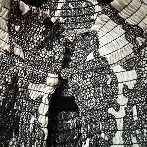 Black and White Women's Top